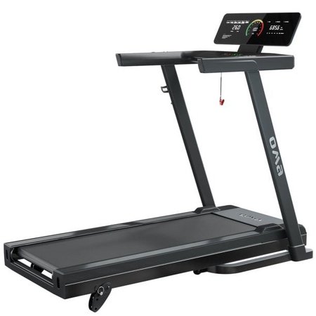 OMA Electric Treadmill for Home with 36 Programs 3 Modes - Portable Space Saving Running Machine - LED Display, Pulse Sensor For Runningg Jogging Walking Machine,Black