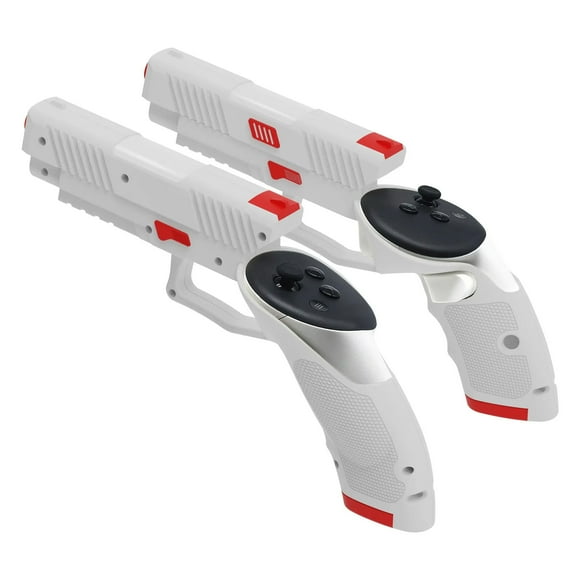 Adecuado para Meta Quest 3, experiencia virtual mejorada con pistola doble para accesorios Quest 3S, gafas VR, funda para pistola