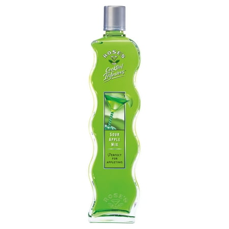 Rose's Sour Apple Cocktail Infusions Mix, 20 Fl Oz Bottle, 1 Count