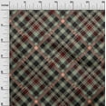 thumbnail image 2 of oneOone Viscose Chiffon Fabric Tartan Check Printed Fabric 1 Yard 42 Inch Wide, 2 of 4