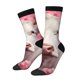thumbnail image 1 of Balery Flower White Cow Calcetas Largas con Estampado para Hombre y Mujer – Suaves y Transpirables, Talla Única (US 5-11), 1 of 6