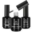 thumbnail image 1 of Set de gel para uñas Beetles Builder de 15 ml con capa superior y base, 3 unidades, 1 of 8