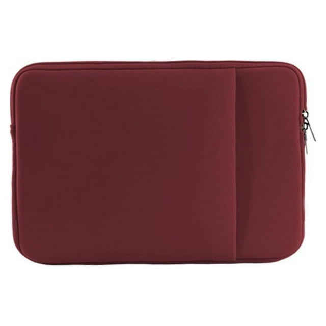 Seitruly Funda para portátil, funda para portátil, bolsillo, a prueba de golpes, a prueba de polvo, antiarañazos, accesorios, piezas, Juegos de teclado y mouse para computadora borgoña