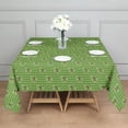 thumbnail image 3 of Green Bigfoot Pattern Square Tablecloth,Waterproof Square Table Cover,Wipeable Spillproof Washable Table Cover for Home Kitchen Party Decor 42"X42"(107x107cm), 3 of 6