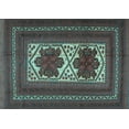 thumbnail image 1 of Ahgly Company Indoor Rectangle Persian Light Blue Traditional Area Rugs, 2' x 5', 1 of 4