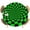 Green, variant on Green Black Checkered Round Tablecloth 36-44 Inch Round Fitted Table Cloth with Elastic Edge, Modern Abstract Art Waterproof Table Cover Protector for Outdoor Picnic Party Dining
