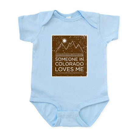 

CafePress - Someone In Colorado Loves Me Body Suit - Baby Light Bodysuit Size Newborn - 24 Months