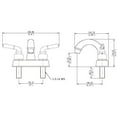 thumbnail image 2 of Laguna Robinet de Lavabo en Laiton 2001BZ pour Maison Mobile RV, Finition Bronze Brossé, 2 of 3