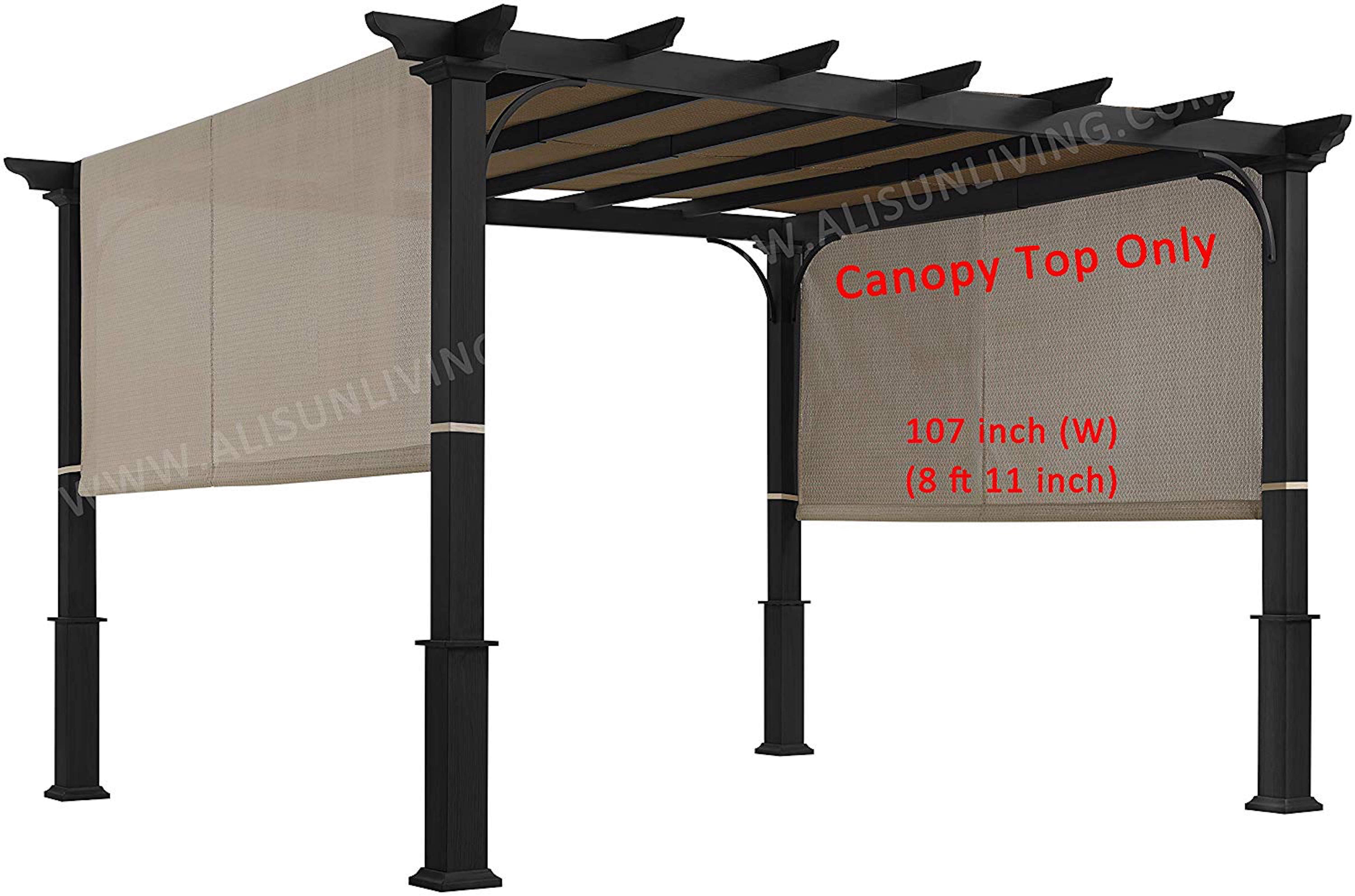 Sling Canopy (with Ties) for The Lowe's Garden Treasures 10 Ft. x 10 Ft