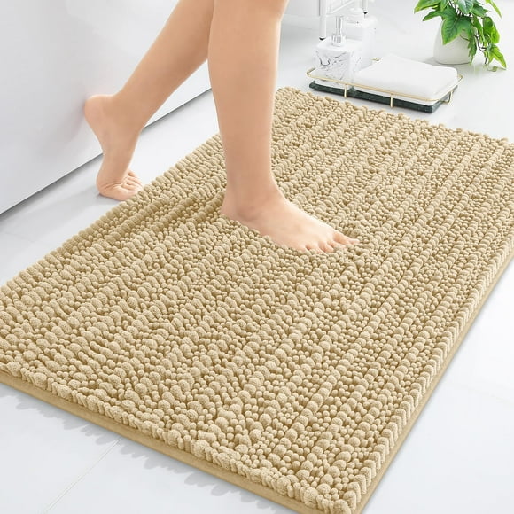 Alfombra de baño Arotive Luxury Chenille extrasuave, 30 x 50 cm