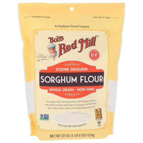 Bobs Red Mill Sorghum Flour, 22 Ounce -- 4 per Case.