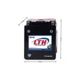 thumbnail image 1 of Moto Batería Agm LTH Cuatrimoto Kawasaki Kef300-a Lakota 1995 300cc CTX14AH-BS, 1 of 6