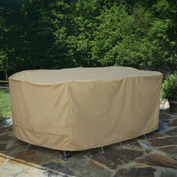 Seasons Sentry Oversized Oval Patio Dining Set Cover Com - Patio Furniture Set Cover By Seasons Sentry Seasons Sentry Oversized Oval Patio Dining Set Cover Com - Patio Furniture Set Cover By Seasons Sentry
