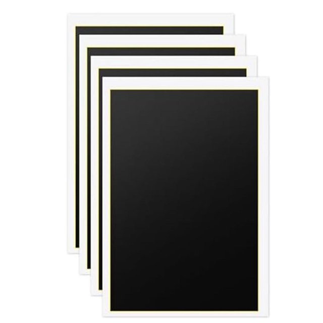 hojas de papel para marcar y grabar con láser, 15,35 x 10,63 pulgadas, papel para grabar con láser en color (negro, 39 x 27 cm, negro, negro)