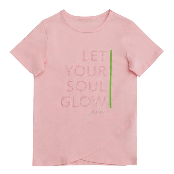 Playera Justice Talla 4 Rosa