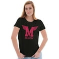 thumbnail image 3 of Meow Cute Crazy Cat Ladies University Womens Slim Fit Graphic Tee Brisco Brands M, 3 of 5