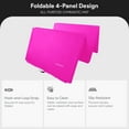thumbnail image 3 of BalanceFrom 6ft x 4ft x 2in 4-Panel All-Purpose Folding Gymnastics Mat, Pink, 3 of 12
