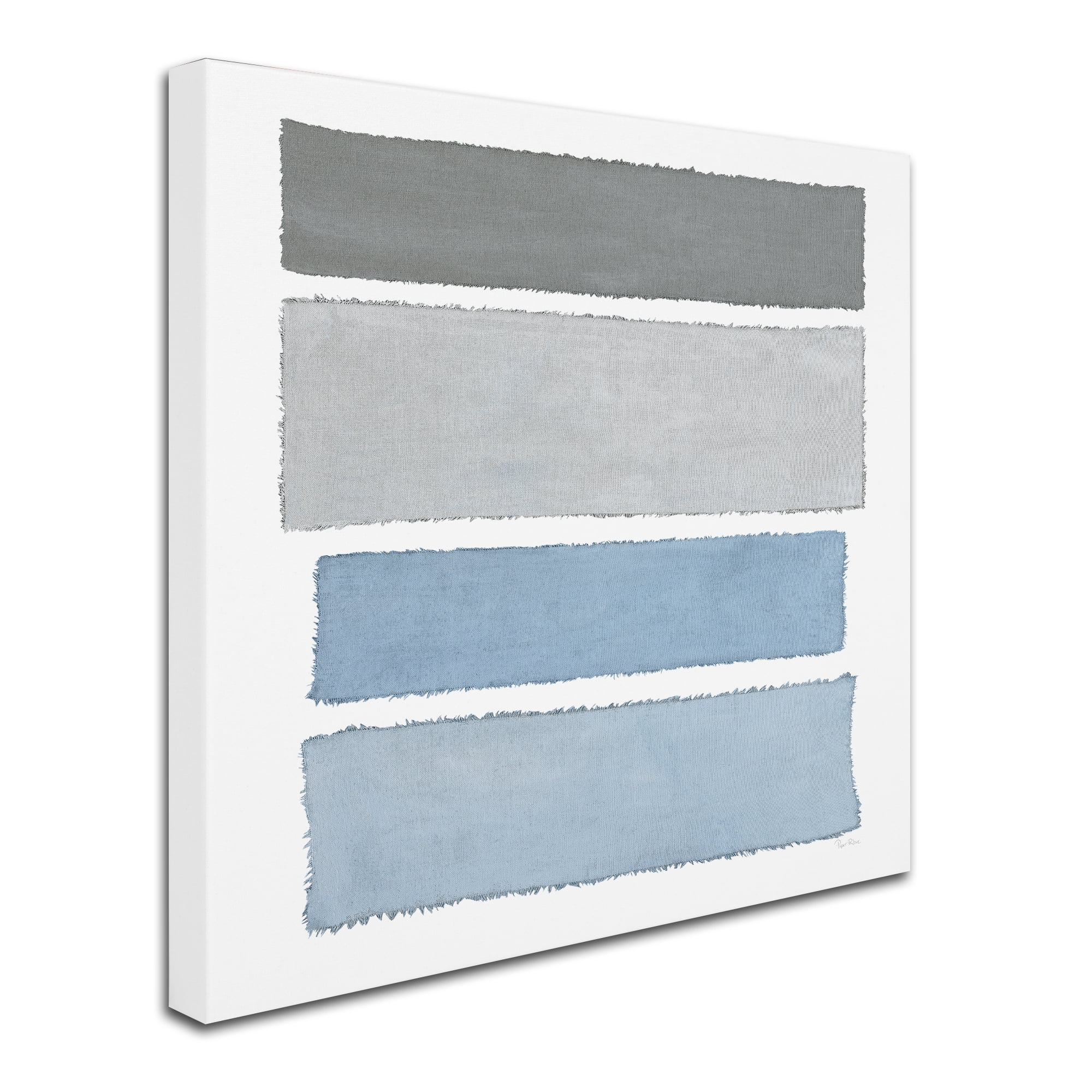 Trademark Fine Art 'Painted Weaving I on White Sq' Canvas Art by Piper Rhue