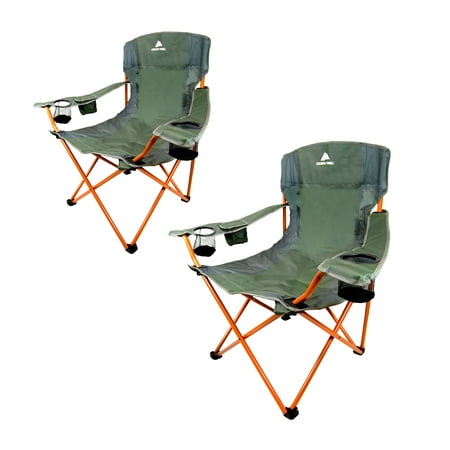 Ozark Trail Tailgate Quad Folding Camp Chair Set - 2