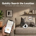 thumbnail image 4 of WAAYEEPAL Pet Tracker Collar for Cats, Bluetooth Anti-Lost Tag, No Subscription, Works with Apple Find My & Google Find Device, Black, 4 of 8