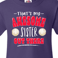 thumbnail image 4 of Inktastic That's My Awesome Sister Out There with Volleyball Youth T-Shirt, 4 of 5