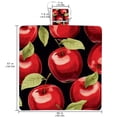 thumbnail image 2 of Fruit Canvas Beach Blanket: Durable Picnic Mat for Outdoor, Sand Free Waterproof Camping Rug, Foldable Large Size 78"x78" Blanket with Corner Pockets and Sand Anchor, 2 of 6