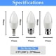 thumbnail image 3 of Minibombilla LED para sala de estar y habitación de niños, lámpara de vela E14, E27, B22, AC110V, AC220V, 3W-7W, lumen Ultra alto, sin parpadeo, 3 of 4
