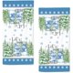 thumbnail image 1 of wonima01 Winter Hand Towels DecorativeChristmas Bathroom Towels Soft Snowflake Washcloth Set of 2 Christmas Hand Towels for Bathroom Gym Hotel Gifts 28.7X 13.7 Inch, 1 of 1