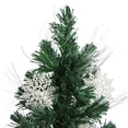 thumbnail image 3 of 3' Pre-Lit Fiber Optic Artificial Christmas Tree with White Snowflakes - Multi-Color Lights, 3 of 6