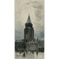 thumbnail image 3 of Frank Myers Boggs 11x18 Black Modern Framed Museum Art Print Titled - The Saint-Germain-Des-Pres Church (1900), 3 of 5
