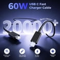 thumbnail image 3 of 60W Super Fast Charger Type C, USB C Charger Fast Charging Android Phone Charger Block with 10FT USB C Chargers Fast Charging Cable Cord for Samsung Galaxy S26 Ultra/S26+/S26/S25Ultra/S25/S24/S23/S22, 3 of 5