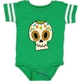 thumbnail image 3 of Inktastic Smiling Sugar Skull for Day of the Dead Boys or Girls Baby Bodysuit, 3 of 5