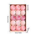 thumbnail image 3 of Christmas Velvet 6cm Christmas Ball Exquisite Premium Silk Velvet Christmas Decorative Ball Christmas Pendant 15pcs, 3 of 3