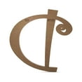 thumbnail image 5 of 6" Curly Wooden Letters - Premium MDF Wood Wall Letters, 5 of 27