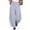 Blue, variant on Women's Pinstripe Wide Leg Pants, Elastic High Waist Baggy Casual Trousers with Side Pockets, Lightweight Comfy Barrel Style Pants for Daily Vacation Wear Light Violet S