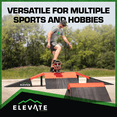 thumbnail image 3 of Elevate Outdoor Jumbo EZ-Link Heavy-Duty Plastic Skateboard Ramp Set, 600 lb Capacity, 3 of 9