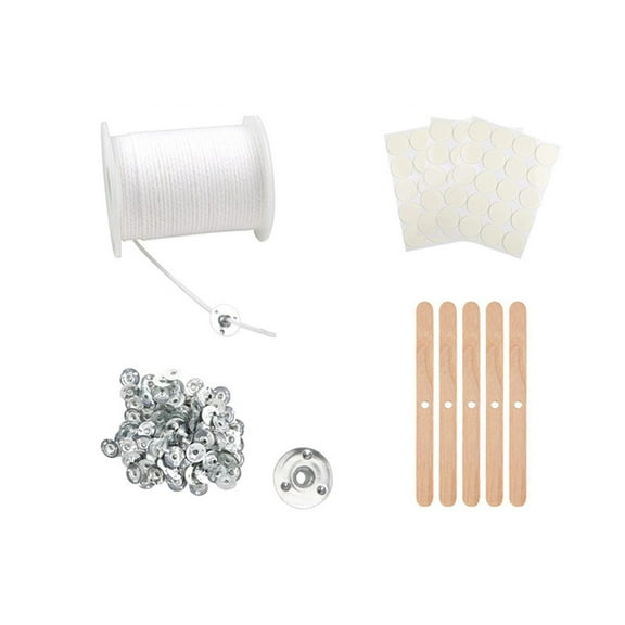 Novelty Candles 61M Candle Wax Pure Cotton Core,Manual Incense Candle Making Kit,Candle Making Tool,Used for Candle Making