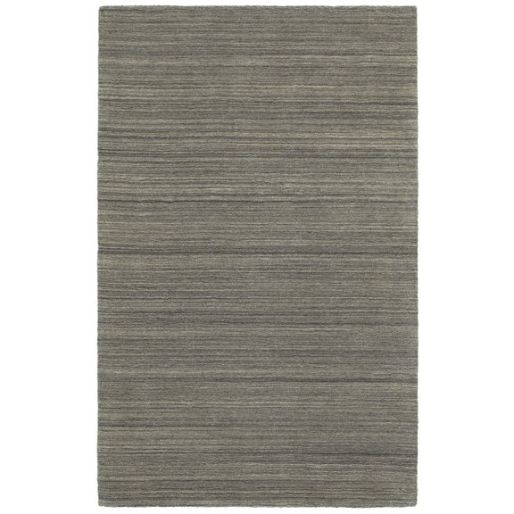 Sphinx Infused Area Rug 67000 Charcoal Striped Rows 2' 6" x 8' Rectangle