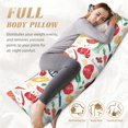 thumbnail image 4 of Body Pillow Cover - Soft Body Pillow Pillowcase, Barbecue Breathable Long Body Pillow Case Cover with Invisible Zipper 20x60in, 4 of 5