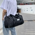 thumbnail image 4 of Bolsa de fitness de nailon, bolsas de gimnasio portátiles multifuncionales para hombres y mujeres (negro) Likrtyny Para Estrenar, 4 of 9