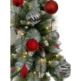 thumbnail image 3 of Période festive Assortiment de 100 ornements rouge et argent, 3 of 4