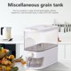 thumbnail image 4 of Bsvklp Recipiente para Granos Frasco Arroz Transparente Frijoles Mungo Cubo Suministros (Blanco S), 4 of 9