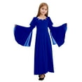 thumbnail image 1 of Hansber Girls Renaissance Queen Fancy Dress Up Cosplay Medieval Princess Party Club Dress Blue 8, 1 of 7