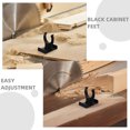 thumbnail image 3 of FUTUREORYY 16Ud Patas Niveladoras Negras Con Clips Plinth Para Muebles De Instalación, 3 of 8