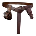 thumbnail image 4 of GUOOL Ceinture de Chevalier Médiévale Accessoire Photo Sac à Main Jeu de Rôle Quotidien Pochette à Cordon Marron, 4 of 9