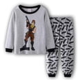 thumbnail image 1 of Conjuntos de pijamas para bebés, ropa de dormir de 2T-7T con animales para niños y niñas, ropa de dormir de Navidad para el hogar, pijama de I Love Mom Dad H127, 1 of 2