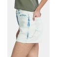 thumbnail image 4 of Time and Tru Women's High Rise Denim Carpenter Shorts, 4" Inseam, Sizes 2-20, 4 of 5