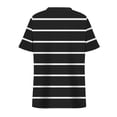thumbnail image 5 of Zpanxa Women's Plus Size Cross Over V-Neck Top Short Sleeve Polka Dot Print Blouse Loose Comfortable Fit Casual T-Shirt for Women, 5 of 6