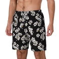 thumbnail image 2 of Uemuo Daisies Flowers Pattern Mens Swim Trunks Quick Dry Board Shorts with Mesh Lining, Stretch Beach Shorts Quick Dry No-Chafing Board Shorts-Medium, 2 of 9