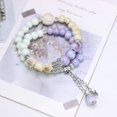 thumbnail image 1 of Accesorios envueltos doble estilo étnico pulsera de cerámica pulsera de cuentas mujer alto sentido, 1 of 6